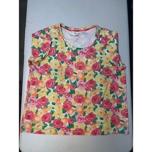Floral short sleeve XXL. 100% Cotton
